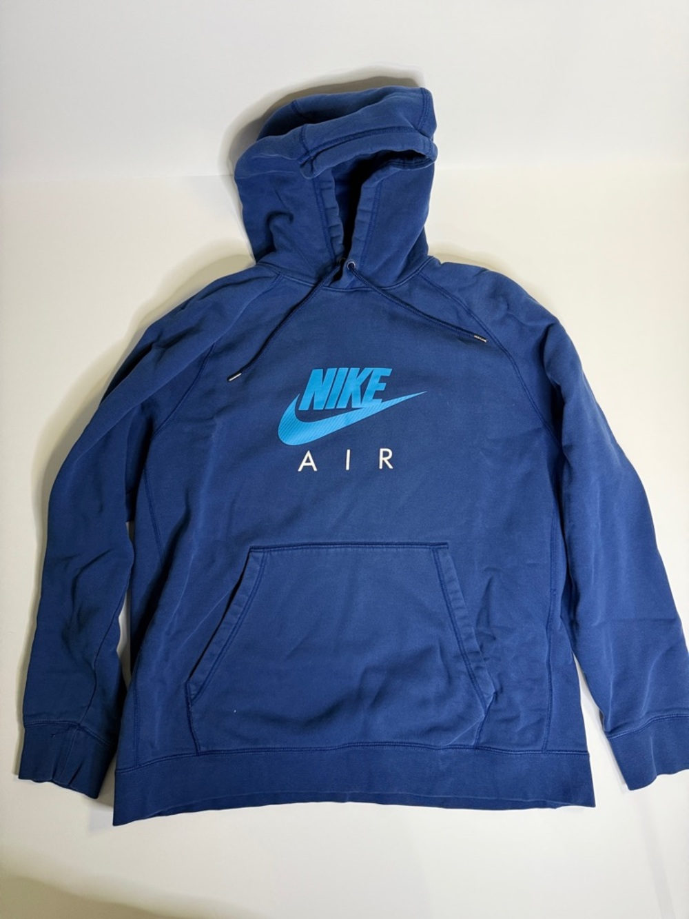 Nike Blue Hoodie with Teal Swoosh